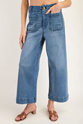 Dark Denim Straight Leg Pant