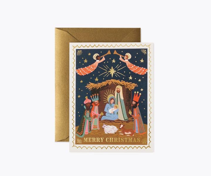 Christmas Nativity Card - Little Jill & Co.