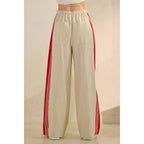 Sport Striped Wide Legged Pants