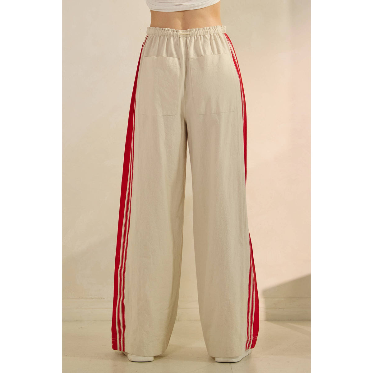 Sport Striped Wide Legged Pants