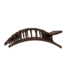 Flat Rectangle Hair Clip | Large | Truly Taupe Quilted
