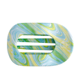 By the Sea Shore | Large | Flat Round Hair Clip
