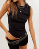 Ladies Ribbed Sleeveless Tank Top SKT278