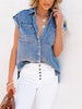 Short Sleeved Denim Shirt