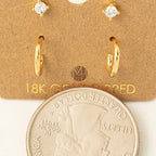 Mini Four Piece Post Stud Earrings