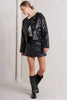 A quilted faux leather skort - FP1805