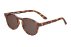 Tortoise Shell Gradient Lens Polarized Keyhole Sunglasses