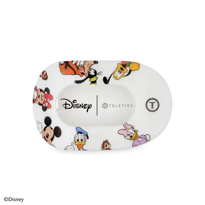 Flat Round Hair Clip | Large | Mickey and Friends