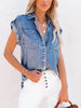 Short Sleeved Denim Shirt