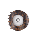 Tortoise | Large| Flat Circle Hair Clip
