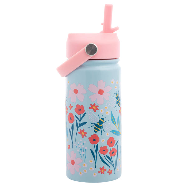 Insulated Stainless Steel Water Bottle with Handle - Little Jill & Co.