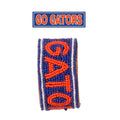 Florida Go Gators Beaded Cuff in Royal and Orange by Desden