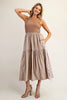 Coco Striped Midi Dress