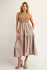 Coco Striped Midi Dress