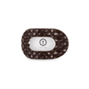 Flat Round Hair Clip | Small | Truly Taupe Quilted
