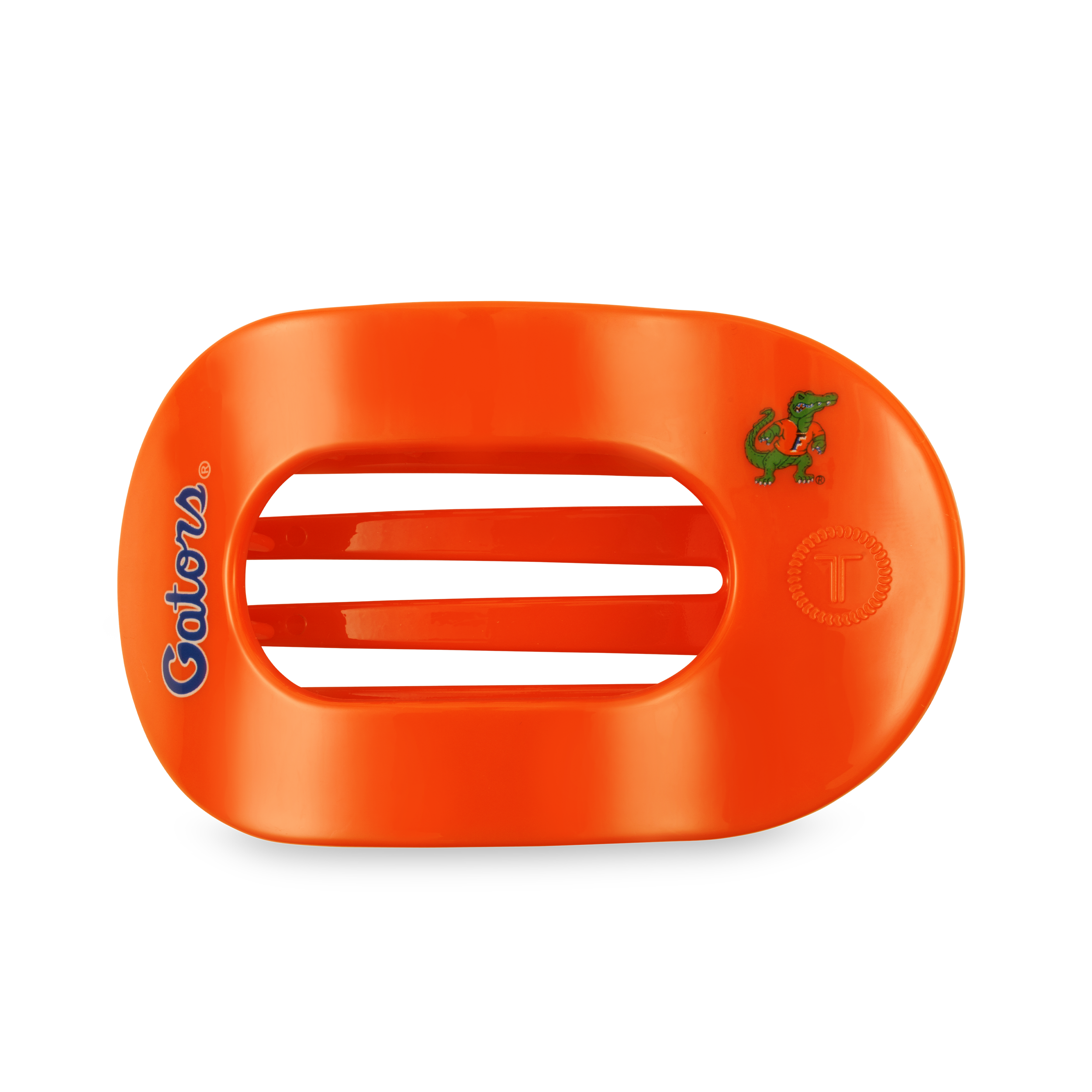 Flat Round Hair Clip | Large | Go Gators!