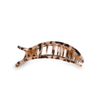 Round Flat Hair Clip | Medium | Blonde Tortoise