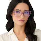 Ava Light Pink Crystal Blue Light Readers