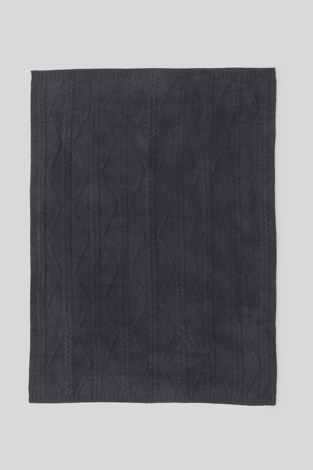 CozyChic® Fisherman Cable Throw Dark Moss