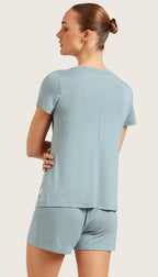 Goodnight Sleep Tee Mineral Blue