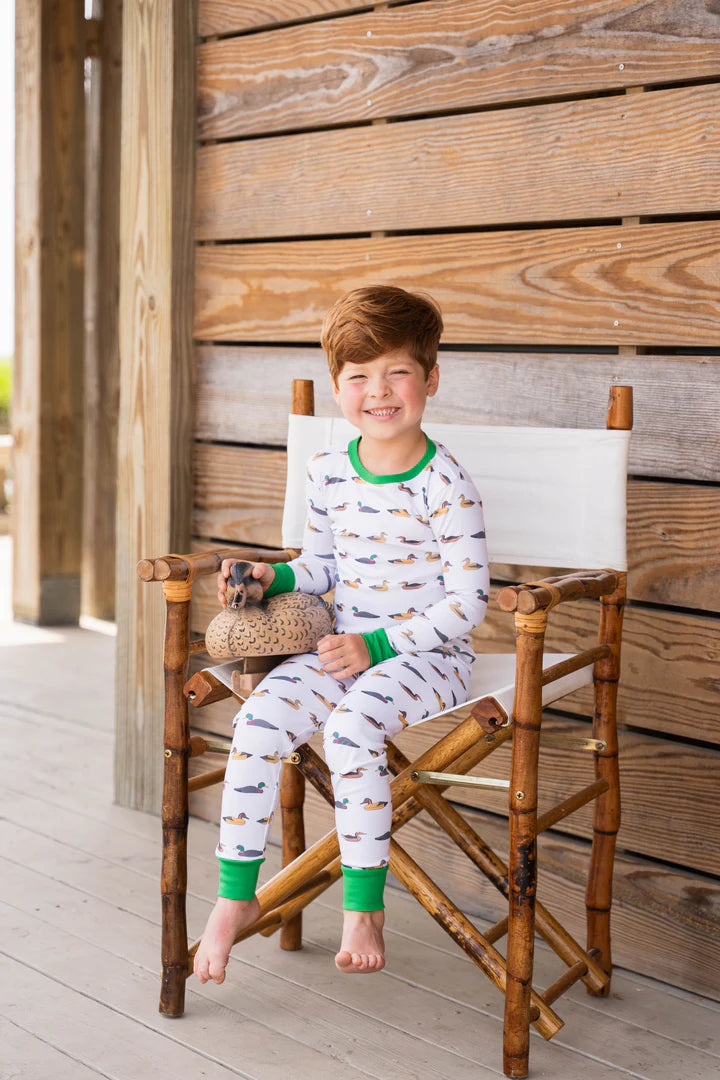 Jekyll Pima 2 Piece Pajamas Mallards - Little Jill & Co.