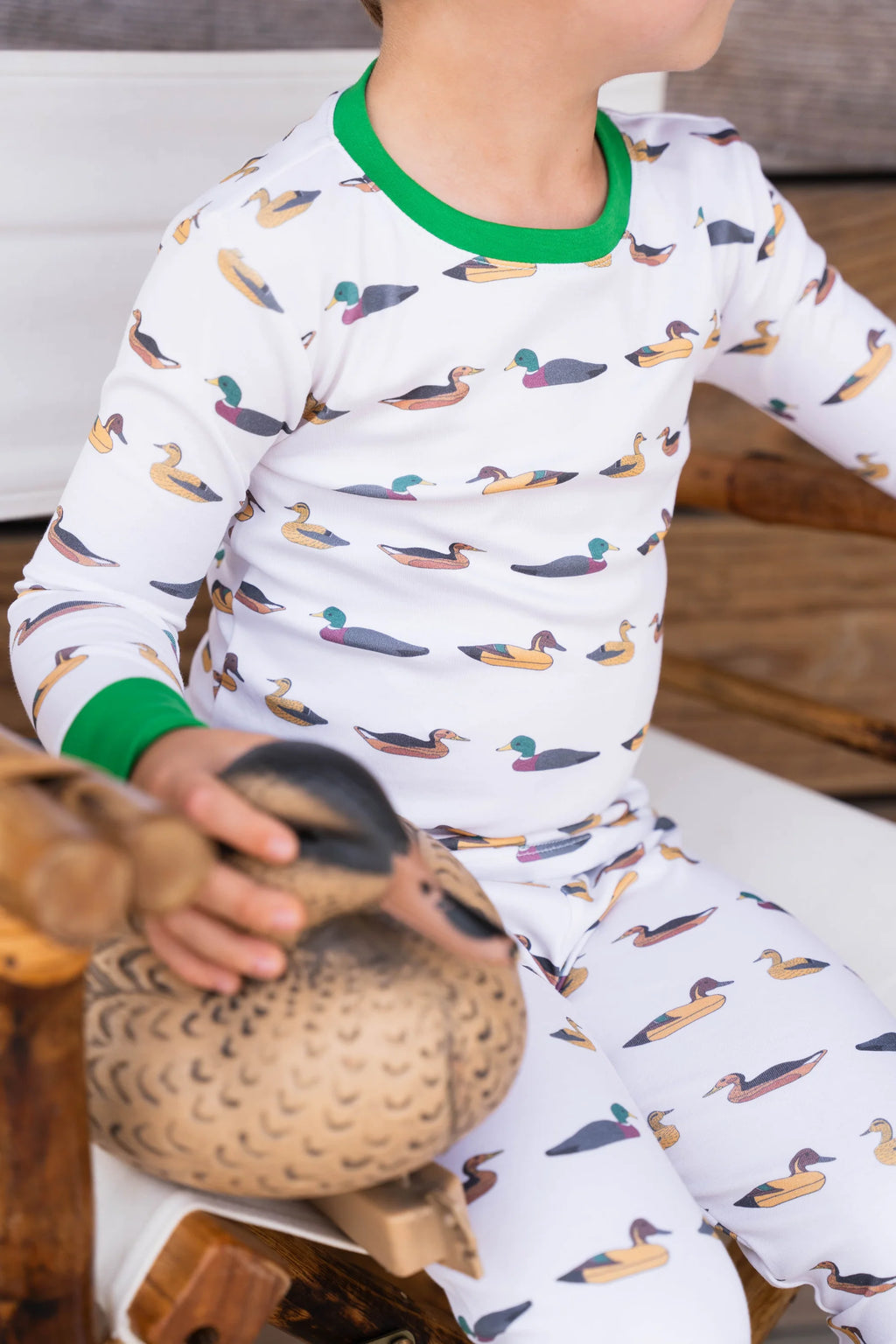 Jekyll Pima 2 Piece Pajamas Mallards - Little Jill & Co.