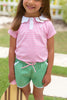 Cheryl Shorts Gibson Island Green - Little Jill & Co.