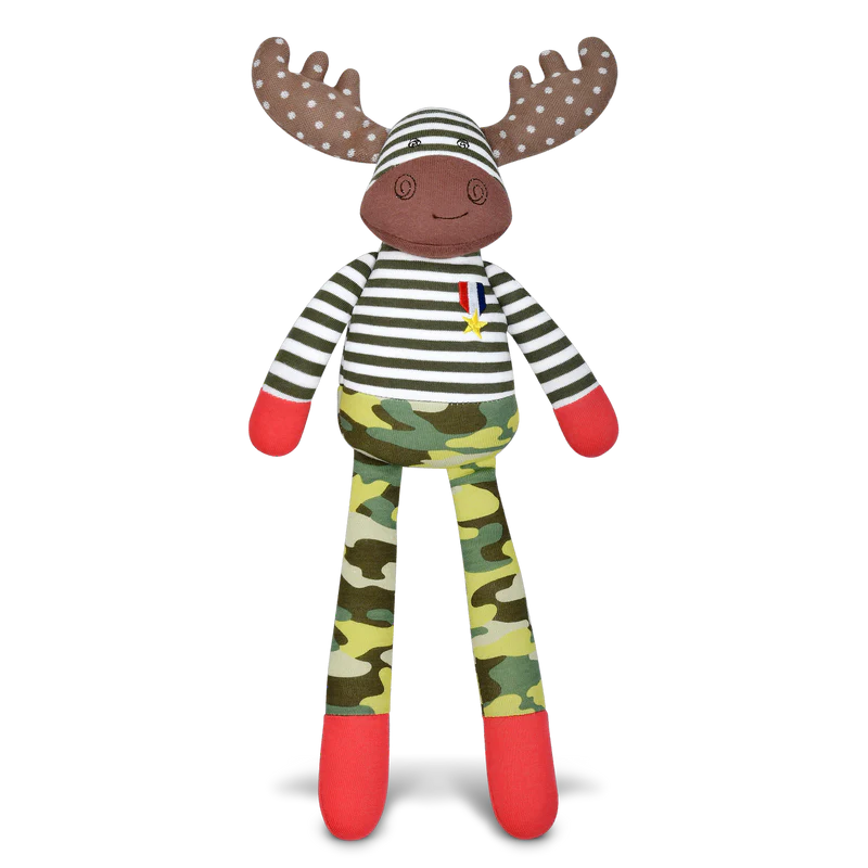 Marshall Moose (Camo) 14"Plush - Little Jill & Co.
