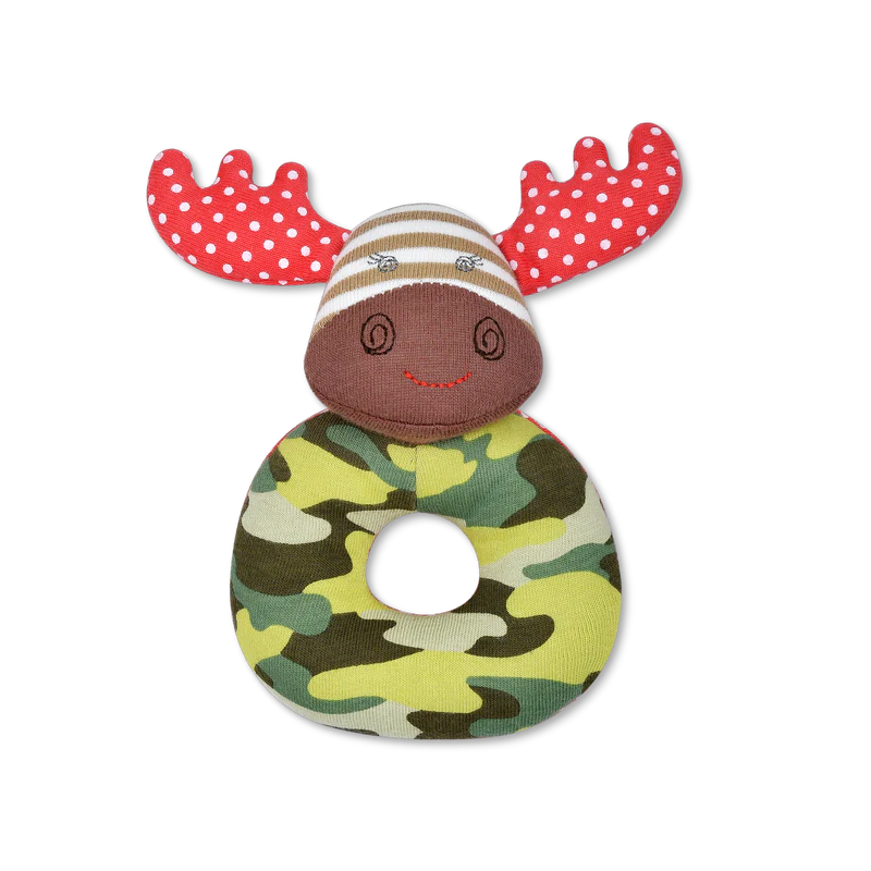 Margaux Moose - Teething Rattle - Little Jill & Co.