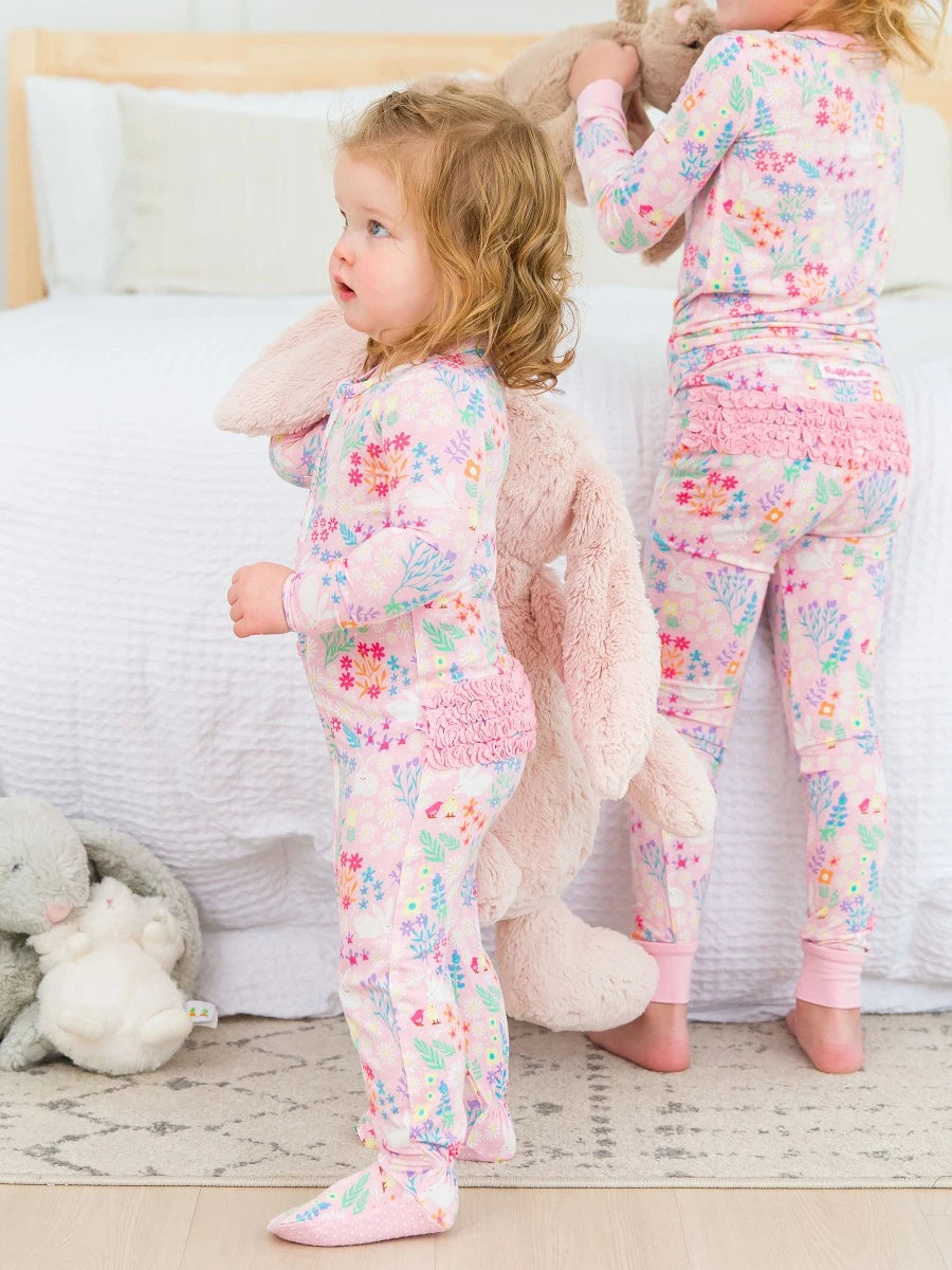 Bunny & Friends 1pc Footie PJ