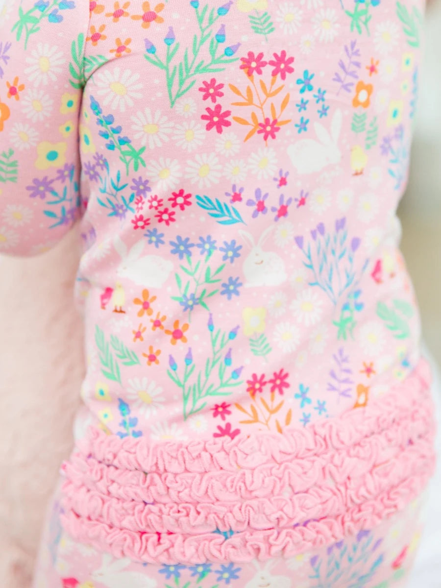 Bunny & Friends 1pc Footie PJ