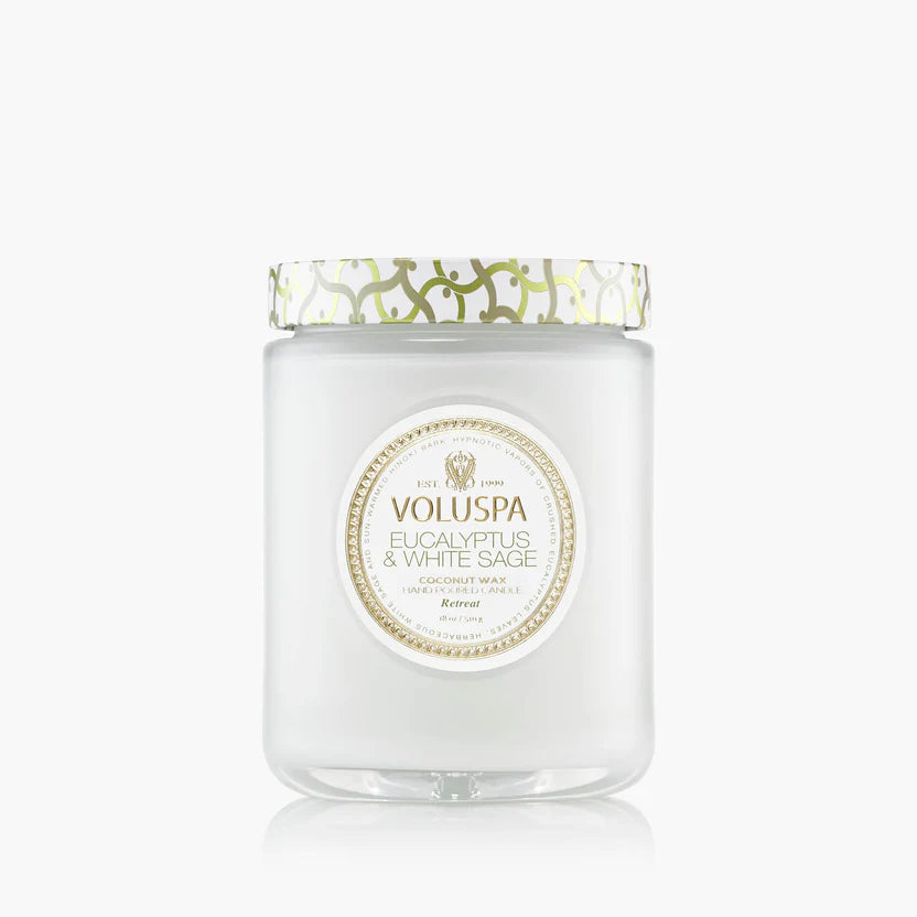 Eucalyptus & White Sage Large Jar 18oz - Little Jill & Co.