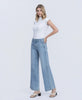 Self Belief - High Rise Trouser Hem Twist Wide Leg Jeans