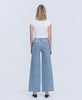 Self Belief - High Rise Trouser Hem Twist Wide Leg Jeans