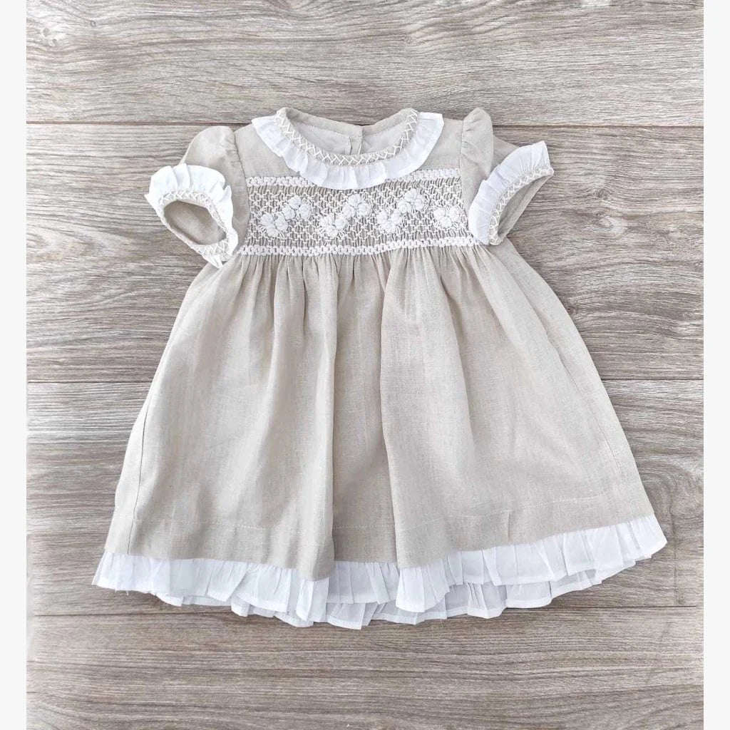 Federica Linen Smock Oat