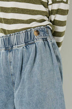 Tween Light Denim Cropped Pants
