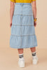 Long Denim Skirt