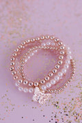 Blush Crush Bracelet set 4pcs