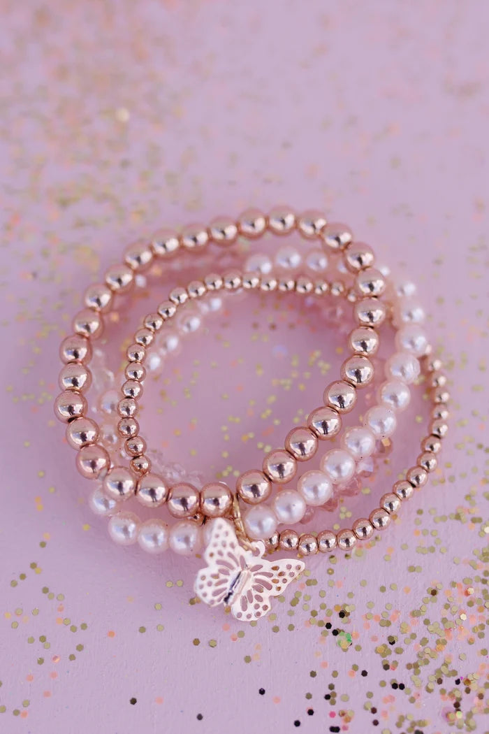 Blush Crush Bracelet set 4pcs