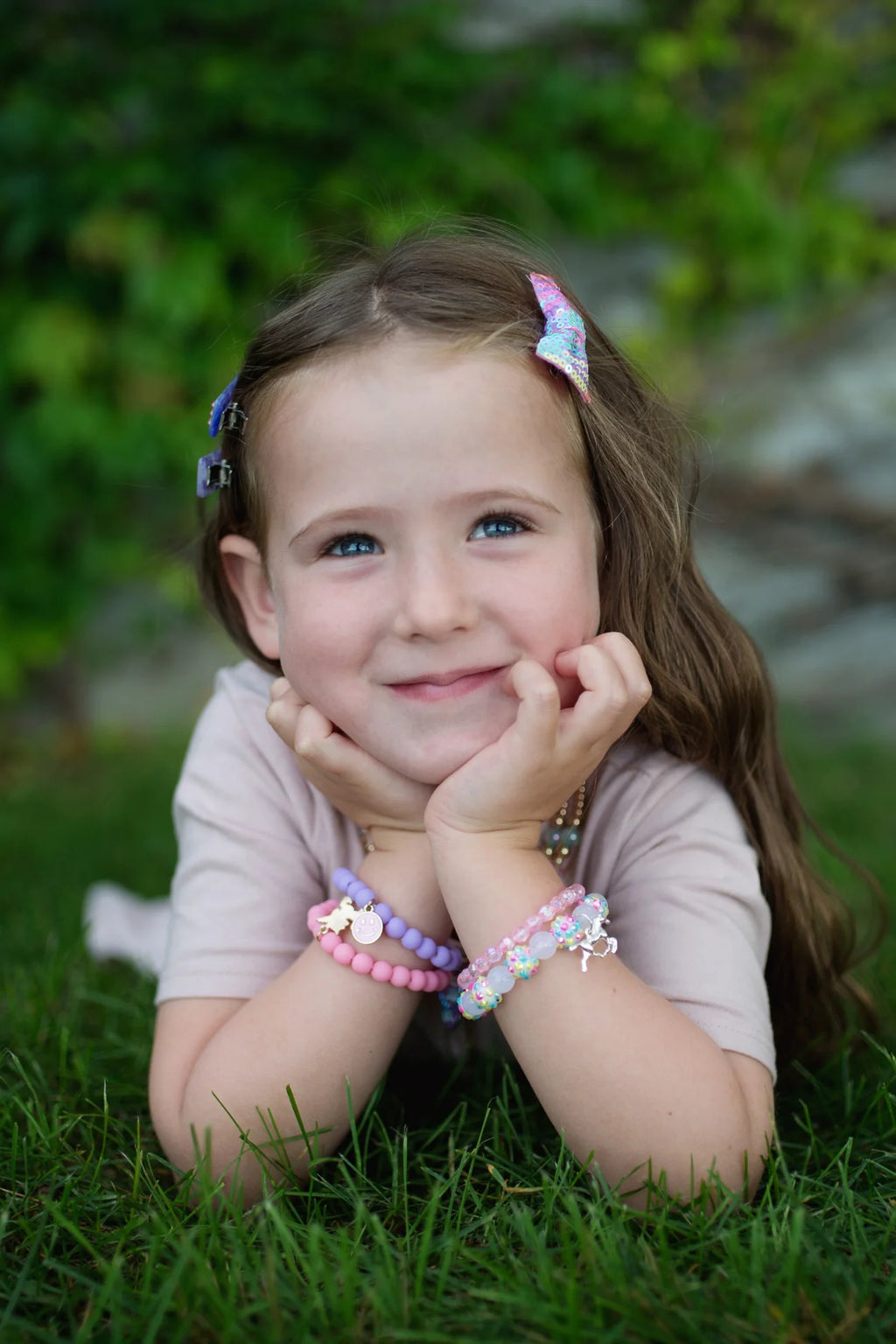 Pretty Pastel Bracelets 2pc - Little Jill & Co.