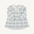 Horse Bits and Bows/Worth Ave White LS Banks Bow Dress