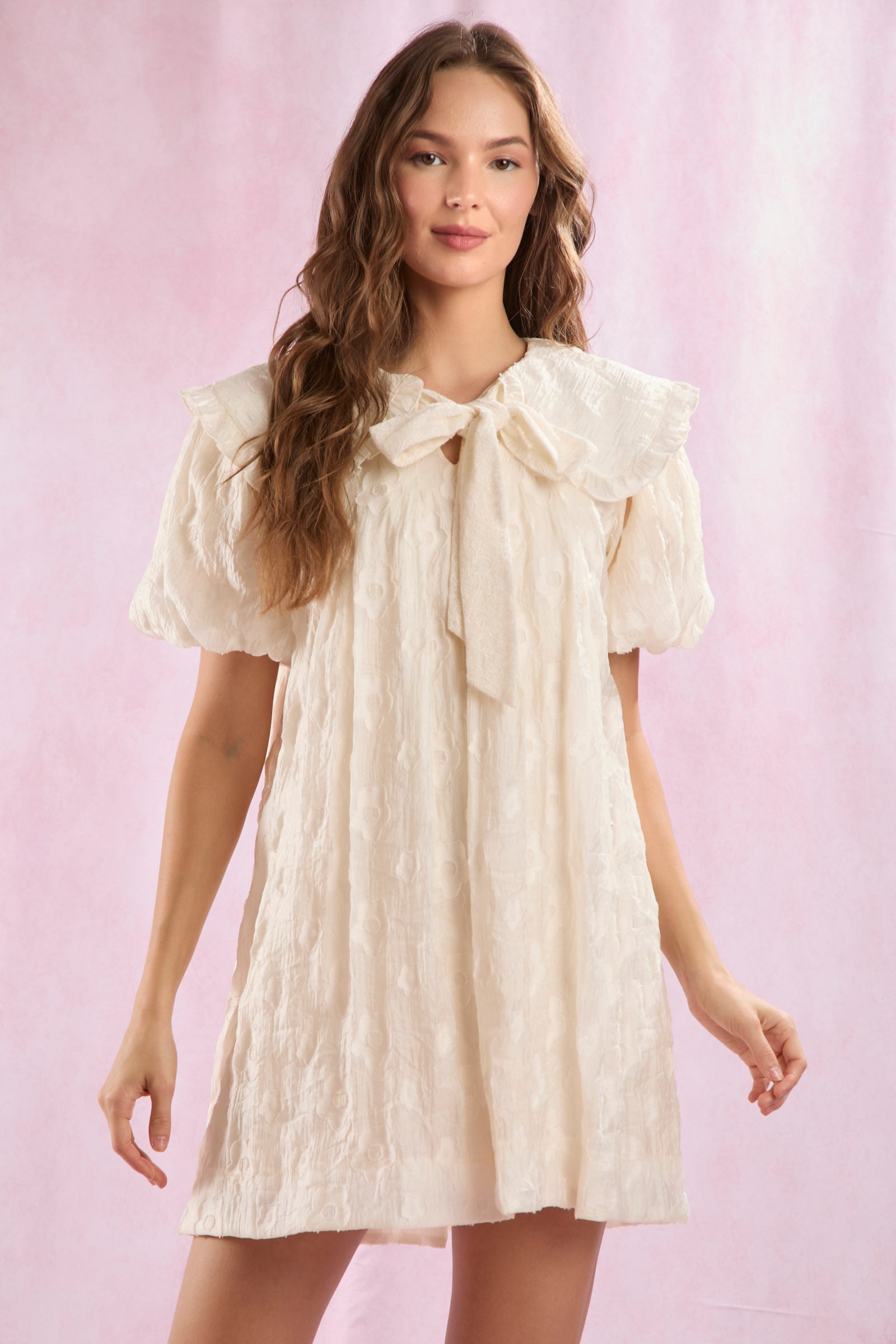 poppy mini dress in ivory Poppy Mini Dress - Ivory