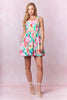 Scallop Embroidery Cotton Poplin Sleeveless Bubble Hem
