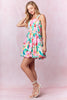 Scallop Embroidery Cotton Poplin Sleeveless Bubble Hem