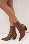 Caty Cognac FL Leather Boots
