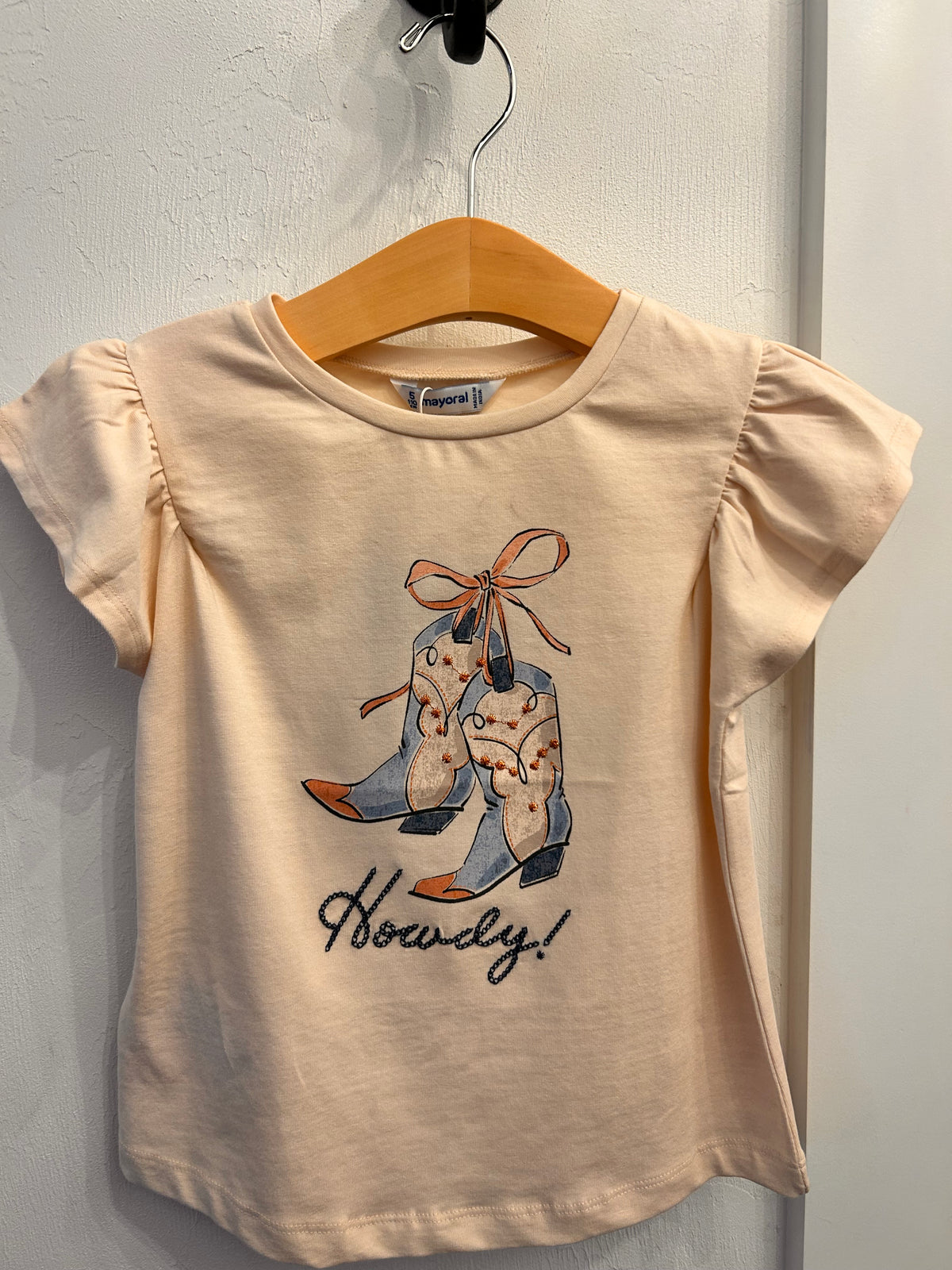 Girls Boots T shirt