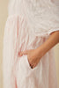 Pink Ruffled Mesh Dress