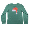 Long Sleeve Santa Hat Tee