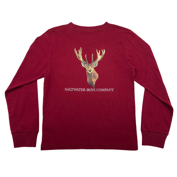 Long Sleeve Deer Head Tee