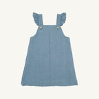 Barnsley Blue/Palmetto Pearl Julia Jumper- Tweed
